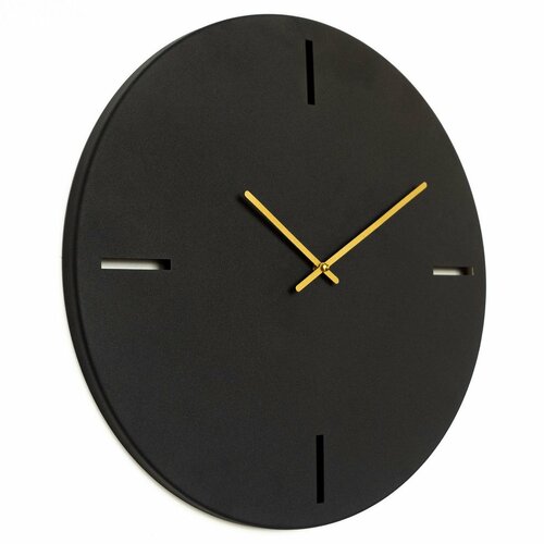 Настінний годинник Timeless APS113, чорний, 48 ×48 см