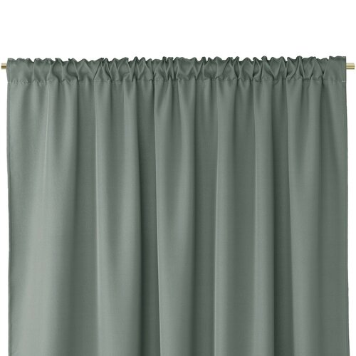 Restilo Oxford Pleat függöny, acélkék, 140 x 250 cm