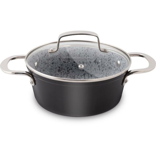 Lamart LT1252 ponev z pokrovom Granit, premer 18cm