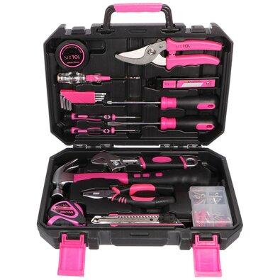 Sixtol Komplet orodja Home Pink, 88 kosov