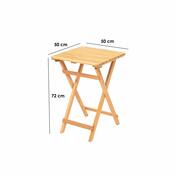Măsuță de grădină Lavia Brown, 50 cm