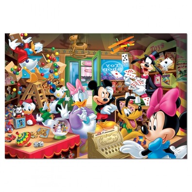 Puzzle Mickeyho obchod, 1000 dílků, vícebarevná