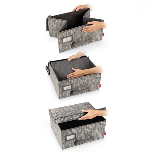 Krabice na oděvy FANCY HOME 40 x 35 x 20 cm, cappuccino - thumb (5)