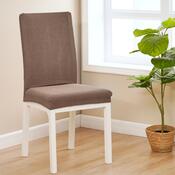 4Home Stretch prevleka za stol Magic clean rjava, 45 - 50 cm, komplet 2 kosov