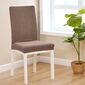 Husă scaun multielastică 4Home Magic clean maro, 45 - 50 cm, set 2 buc.