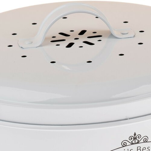 Fém komposzttartály szénszűrővel, 8 l