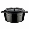 LAVA Metal Litoželezni lonec, premer 28 cm, črn, 6,7 l