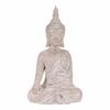 Dekoráció Buddha szobor ülve, szürke, polirezin ,30 x 22 x 54 cm