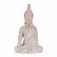 Dekoráció Buddha szobor ülve, szürke, polirezin ,30 x 22 x 54 cm