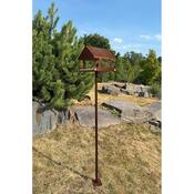 Stojan na ptačí krmítka 120 cm, corten CORGARDEN 1042