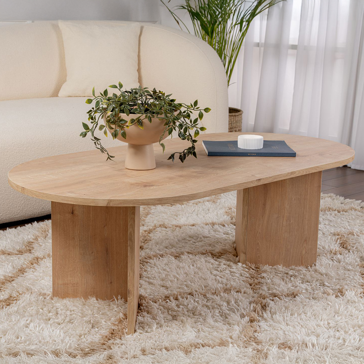 Konferenční stolek Sable Sapphire Oak - thumb (1)