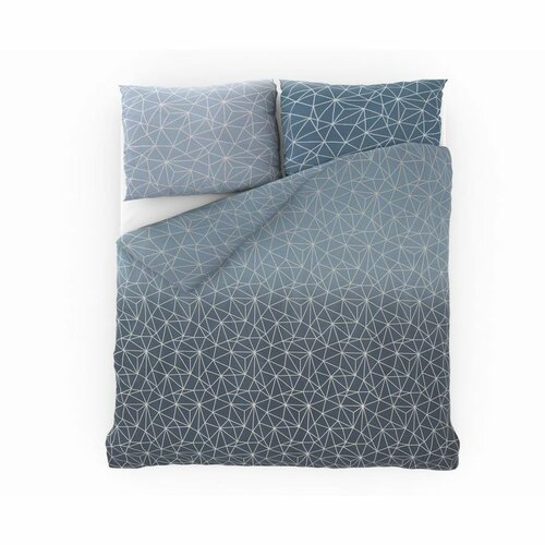 Baumwollbettwäsche Nordic Danica Grau,  200 x 200 cm, 2x 70 x 90 cm