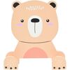 Hatu Baby cârlig Bear, 14 x 17 x 4,5 cm, MDF