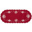 Serweta świąteczna Dzwonki czerwony, 40 x 90 cm