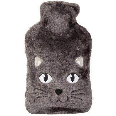 Pernă electrică cu husă din pluș Pisică