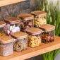 4Home Vorratsdose aus Glas mit Deckel Bamboo,950 ml