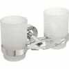 SAPHO XR900 X-Round suport pentru perii, inclusivpahare, argintiu