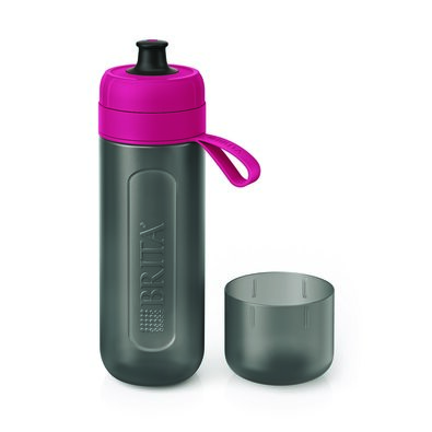 Brita Fill &amp; Go Active 0,6 l vízszűrő palack,rózsaszín