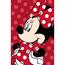 Jerry Fabrics Kinderdecke Minnie Rot, 100 x 150 cm