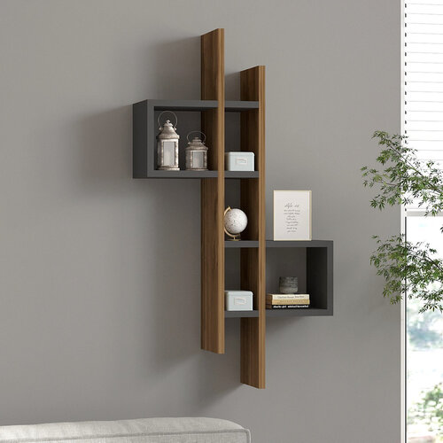 Wandregal Emse Oak