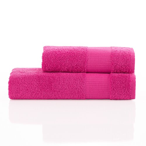 4Home Badetuch- und Handtuchset Elite rosa, 70 x 140 cm, 50 x 100 cm