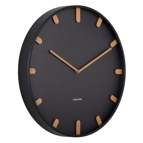 Karlsson 5942BK design falióra 40 cm, fekete