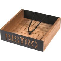 EH Дерев'яна скринька для серветок BISTRO, 18 x 18 x 5 см