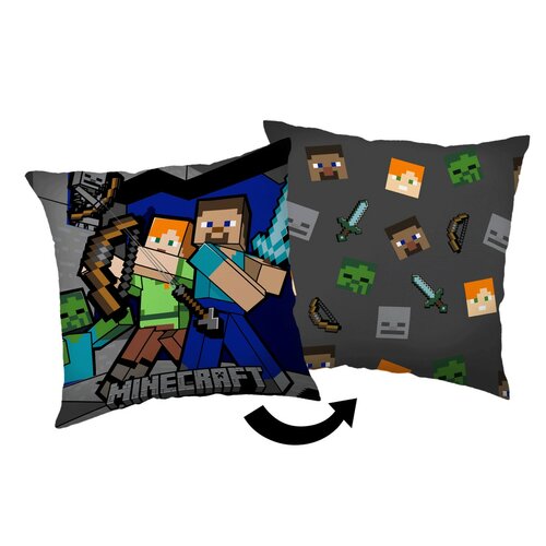 Vzglavnik Minecraft Survival Mode, 40 x 40 cm