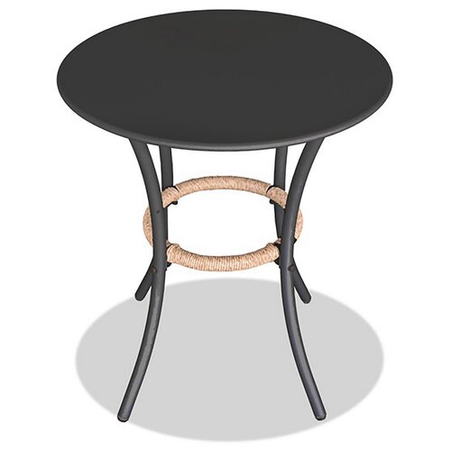 Zestaw balkonowy Autronic 1+2, metal, polyratan, naturalny, AZ-L1103 NAT