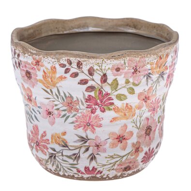 Keramični lonec za rože Vintage florist, 17 x 12 x14 cm