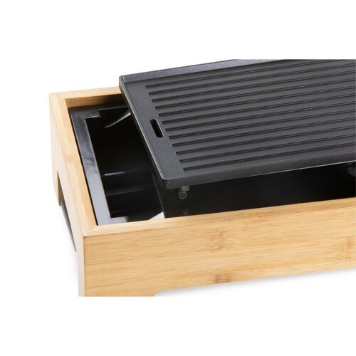 DOMO DO9270G stolný elektrický Plancha gril Bamboo Style