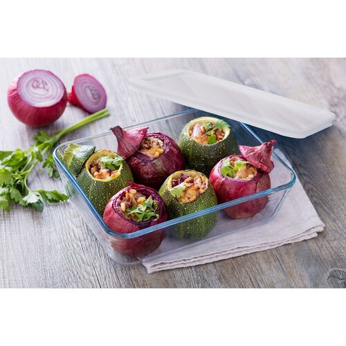 Pyrex Set steklenih posod 2 kos, 1,5 l + 2,6 l