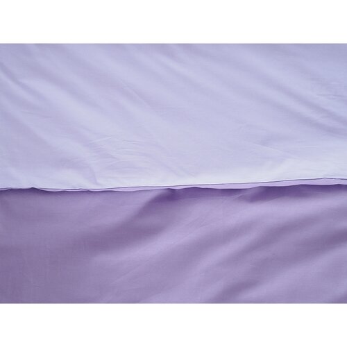 B.E.S. Petrovice Baumwollbettwäsche Double Face violett/lavendel, 140 x 200 cm, 70 x 90 cm