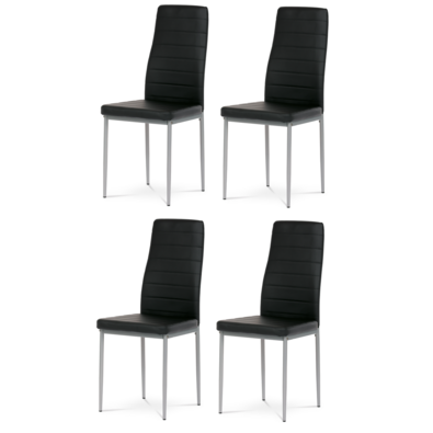 Set de scaune de sufragerie DCL-377 BK, 4 buc.