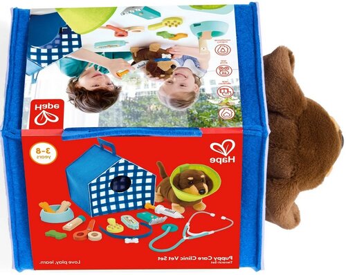 Hape Veterinarski set - Negovanje mladičkov