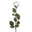 Trandafir artificial cu flori mari 72 cm, alb