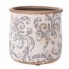 Керамічне кашпо для квіткового горщика Vintage Pompei, 12,5 x 12 см
