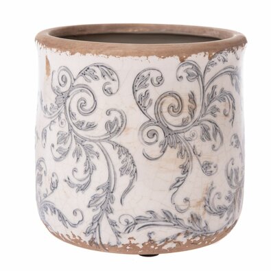 Керамічне кашпо для квіткового горщика Vintage Pompei, 12,5 x 12 см