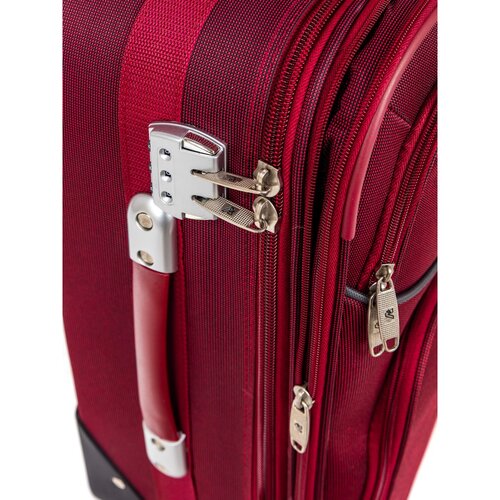 Pretty UP Cestovní textilní kufr TEX20 S, červená