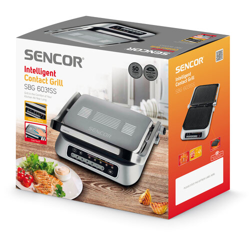 Sencor SBG 6031SS kontaktgrill, roztoč