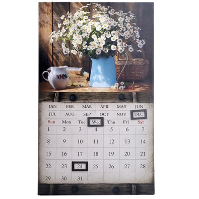 Stenskalender Kopretiny, 30 x 50 cm
