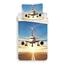 Pościel bawełniana Samolot, 140 x 200 cm, 70 x 90 cm