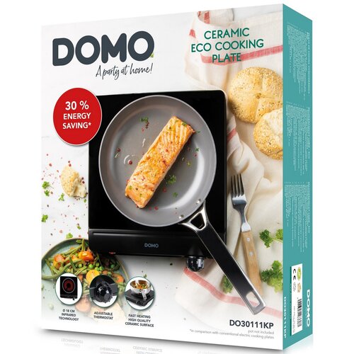 DOMO DO30111KP sklokeramický varič, jednoplatničkový