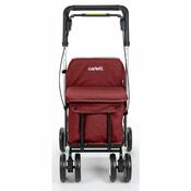 Carlett Senior Comfort nákupní taška na kolečkách 29 l, rubínová