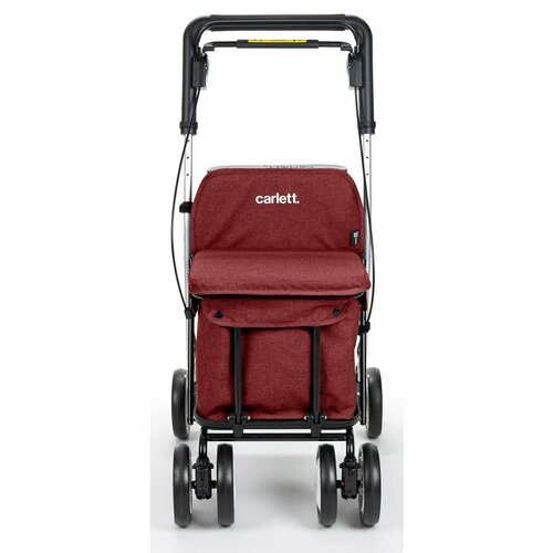 Carlett Senior Comfort nakupovalna torba nakolesih 29 l, rubin