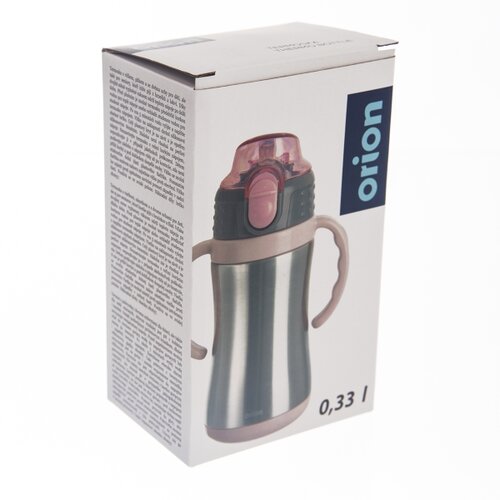 Orion Termoska s brčkem 330 ml, roza