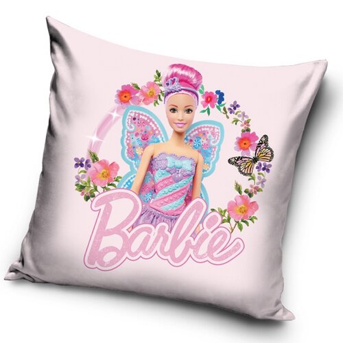 Povlak na polštářek Barbie Motýlí Princezna, 40 x 40 cm