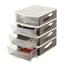 Organizer plastikowy MEDYA 26,5 x 35 x 39 cm, taupe