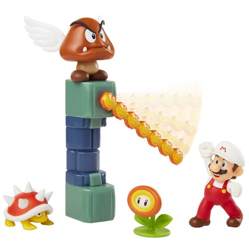 Zestaw do gry Super Mario Lava z figurkami, 6 cm