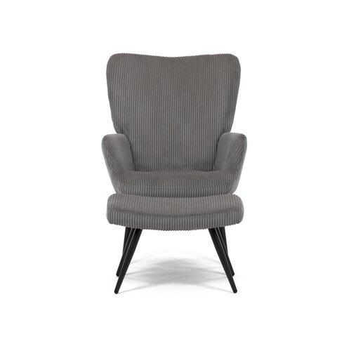 Entspannungssessel mit Fußstütze L7285 GREY6, grau